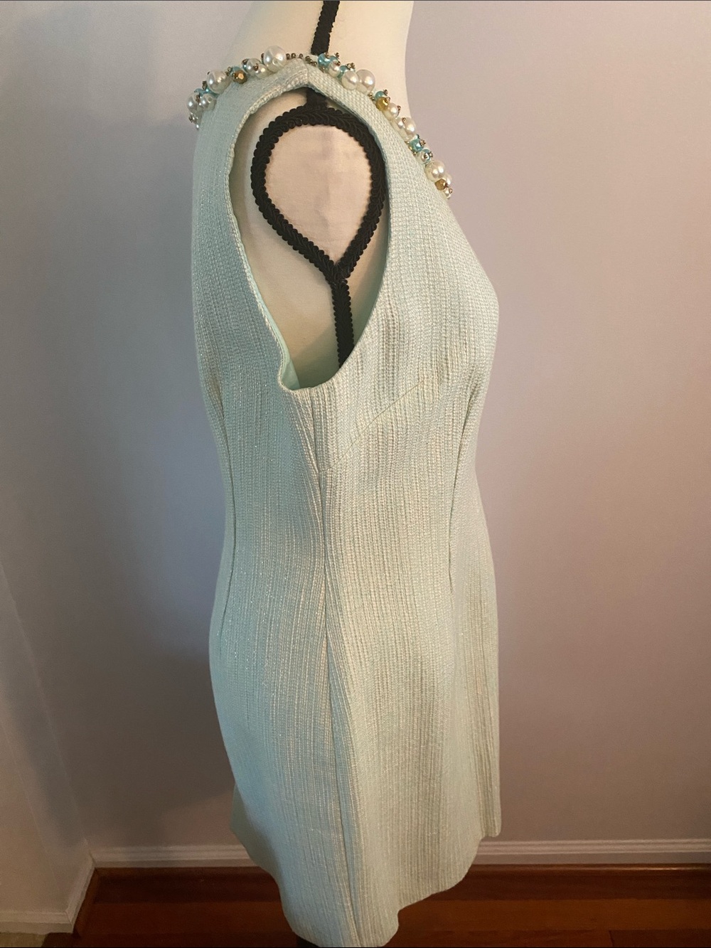 TAHARI size 6  PETITE mint green excellent condition - Picture 4 of 9